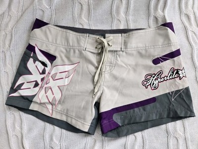 Hyperlite Size 5 Womens Board Shorts Wakeboard Surf Swim Gray Purple Pink 