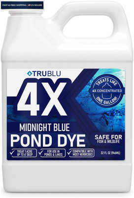 TruBlu Pond Dye - Midnight Blue - Concentrated Formula,