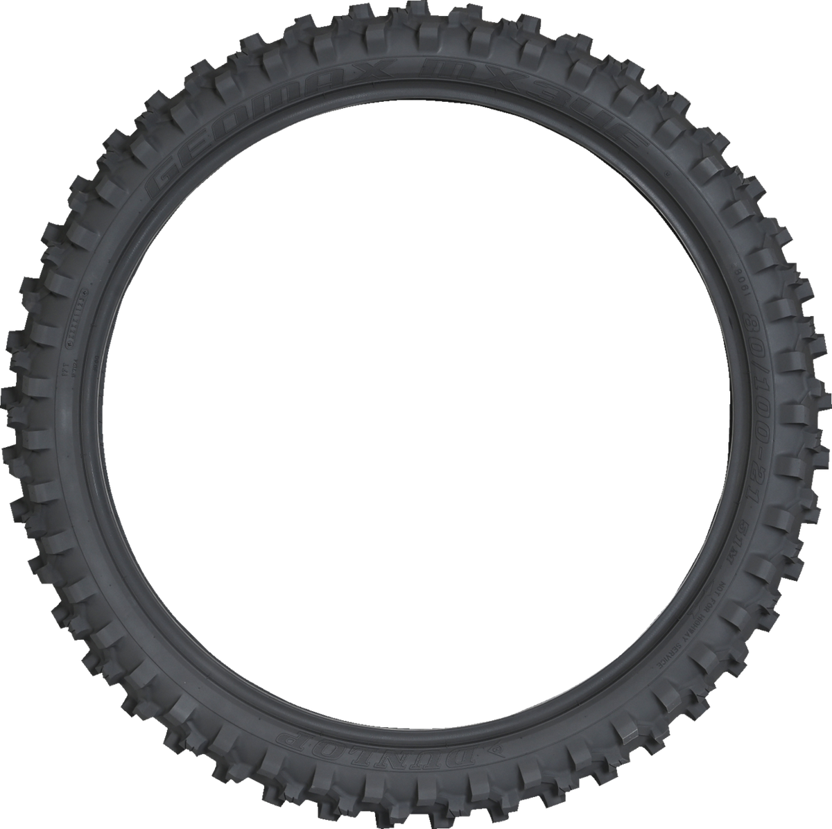 Dunlop MX34 80/100-21 Front Tire Tube Combo Dirt Bike 80 100 21