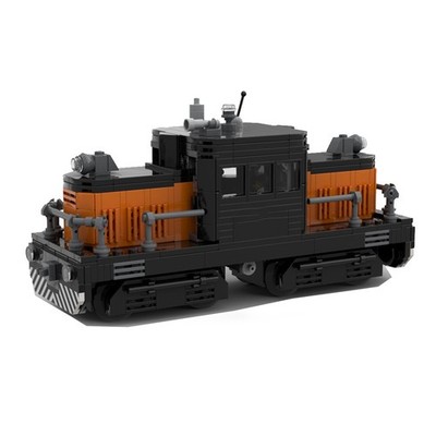 Modubrix Moc Bausteine   Sets Porter 50 Tonner Switcher Locomotive 659 teile