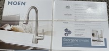Moen Georgene Single Handle Pull Down Sprayer Kitchen Faucet 87912SRS New