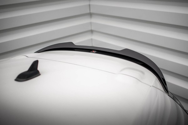 Maxton Design Heckspoiler Lippe V.2 Passend FüR VW Scirocco R Mk3 Schwarz Hochgl-image