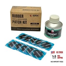 30 Pcs 32mm Round Universal Tire Patch Kit for Inner Tubes - 60ml Green