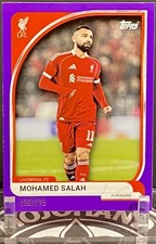 Mohamed Salah /175 Purple 2025-26 Topps Liverpool FC Collector Tin #19