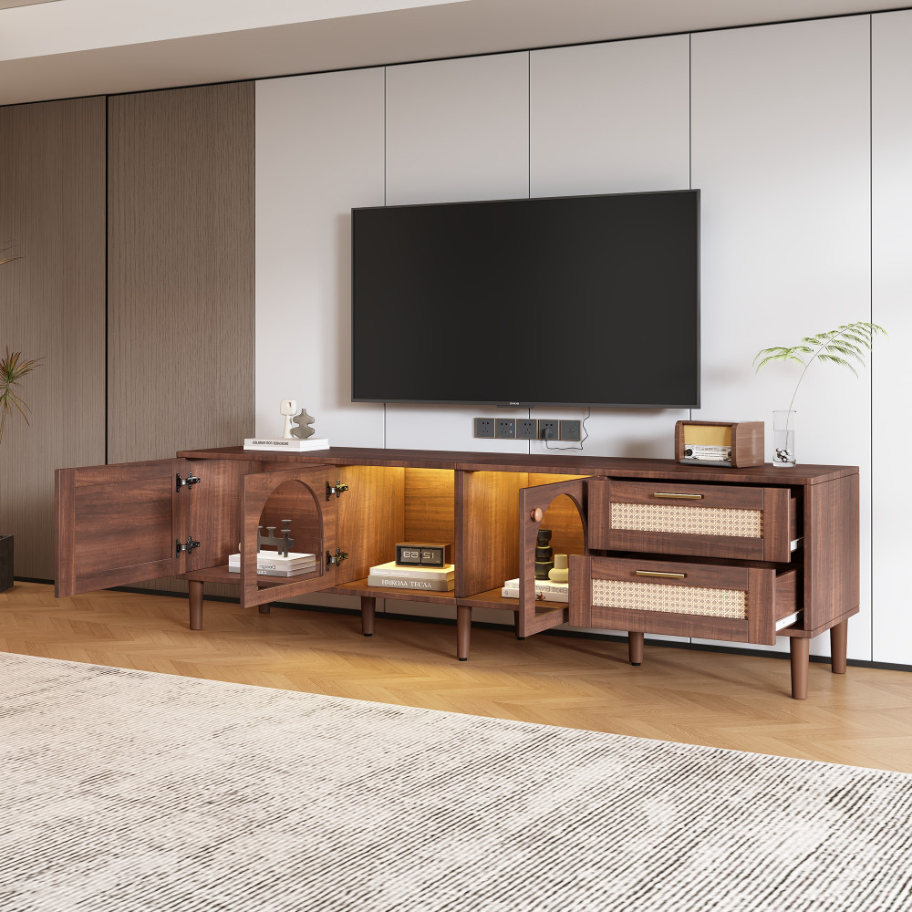 55-80inch Modern Media Console Cabinet Free Shipping