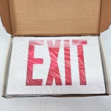 APCH LED Exit Sign Cooper Lighting ALL-PRO Thermoplastic Exit/Emergency Combo
