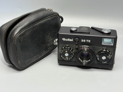 Rollei 35 TE Schwarz Kompaktkamera Tessar 3,5/40 Singapore  Kamera #80