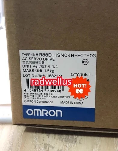 Original Omron R88D-1SN04H-ECT-03 AC Servo Driver New In Box R88D-1SN04H-ECT-03 - Image 2 of 3