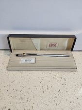 Vintage Cross Century Ballpoint Pen Chrome With Star 3502