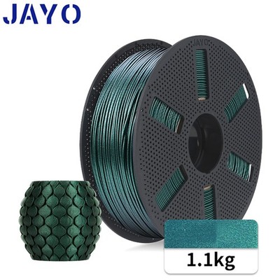 JAYO PLA Galaxy 3D Printer Filament 1.75mm 1.1KG Sparkle Glitter Galaxy Green