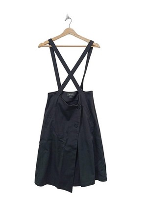 MONKI Trägerrock Damen Rock Gr. DE 36 schwarz Casual-Look