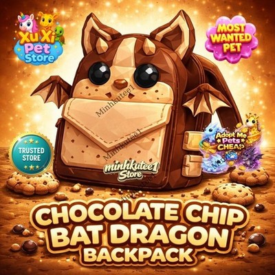   Chocolate Chip Bat Dragon + Backpack Combo |Cheap Price | Get Now | Adopt M3e
