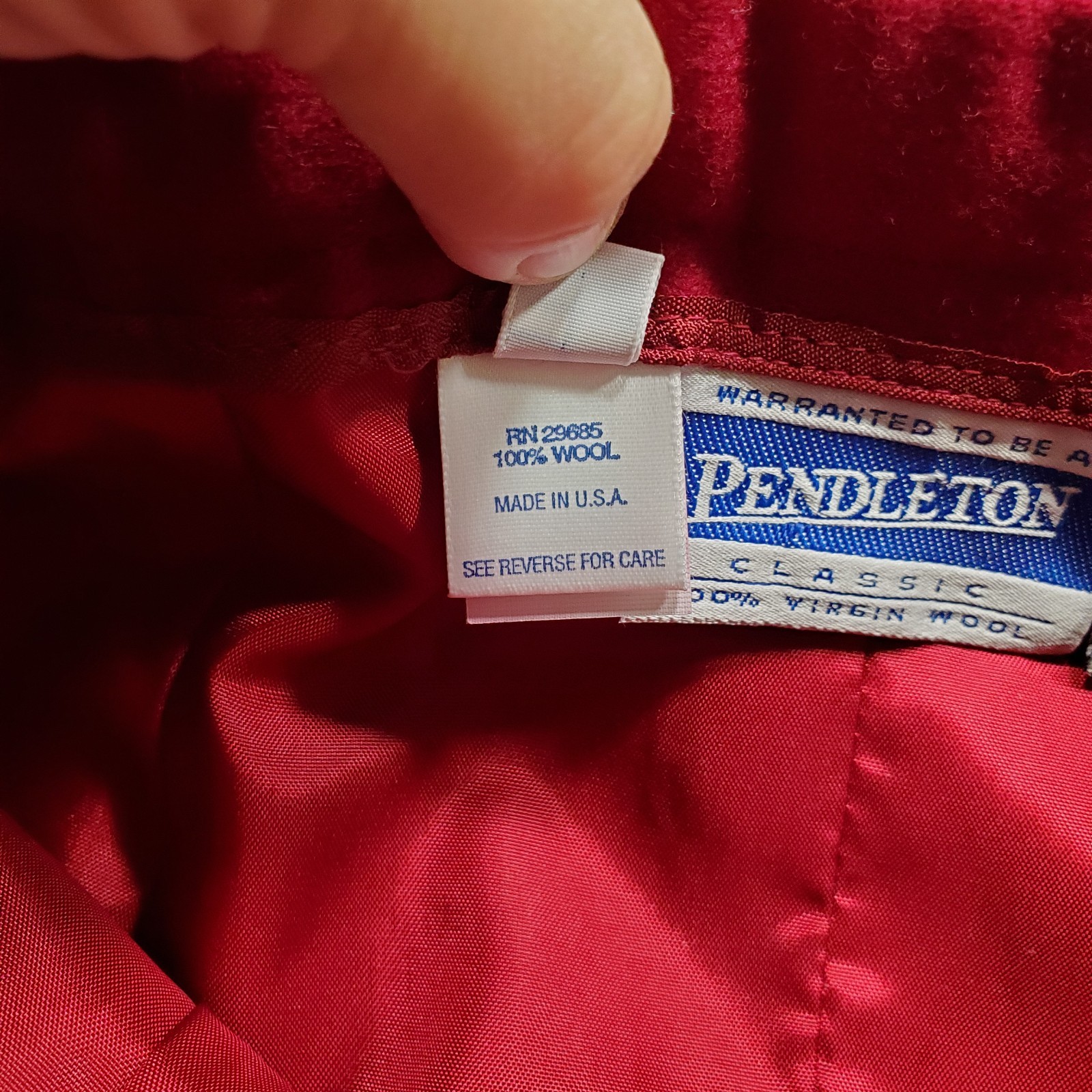 Pendleton Classic 100% Virgin Wool Lined Pencil S… - image 4