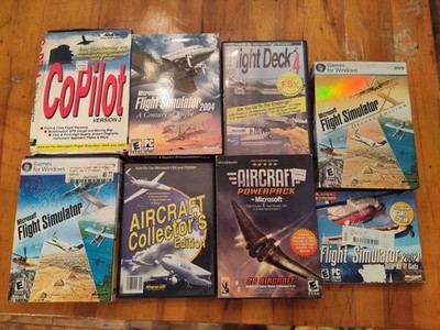 HUGE LOT Microsoft Flight Simulator X Deluxe Edition Aircraft Power Pack Copilot