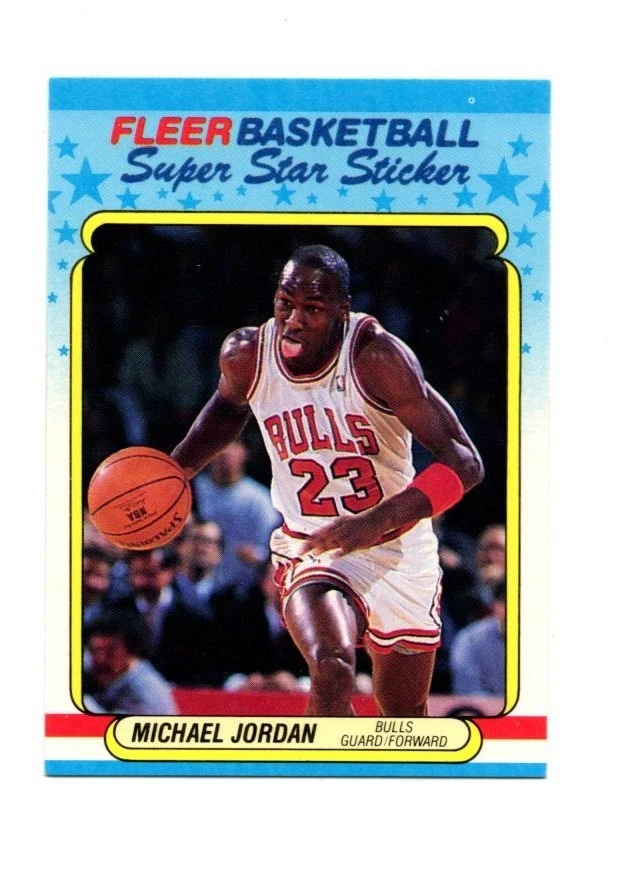 1988-89 Fleer Superstar Sticker - Michael Jordan #7 for sale | eBay