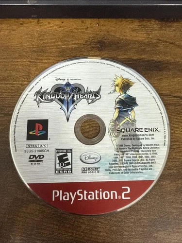 Kingdom Hearts 2 (Playstation 2) DISC ONLY, NO TRACKING