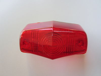 LUCAS 525 TAILLAMP TAILLIGHT LENS BSA TRIUMPH NORTON AJS MATCHLESS ARIEL