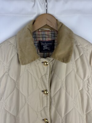 Burberrys Vintage Nova Check Lined Ladies “B” Monogram