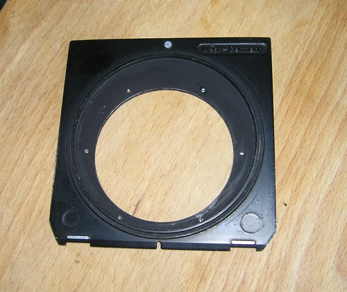 genuine Linhof 45 Technika Lens board panel with 61mm hole - Picture 5 of 5