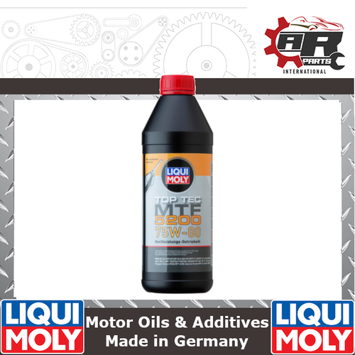 Liqui Moly Top Tec MTF 5200 75w80 Synthetic Gear Oil GL4 1L