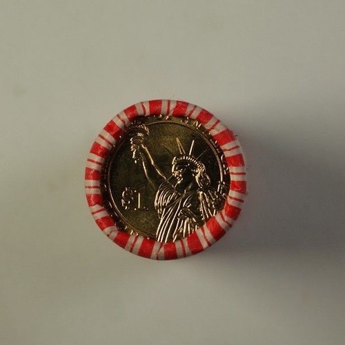 2010 Abraham Lincoln Presidential Dollar Roll 25 $1 Coins *Mint Mark Unknown OBW - Picture 3 of 3