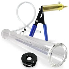 Penis Pump LeLuv ULTIMA Double-Ended Buddy 16 Inch Length with TPR Seals