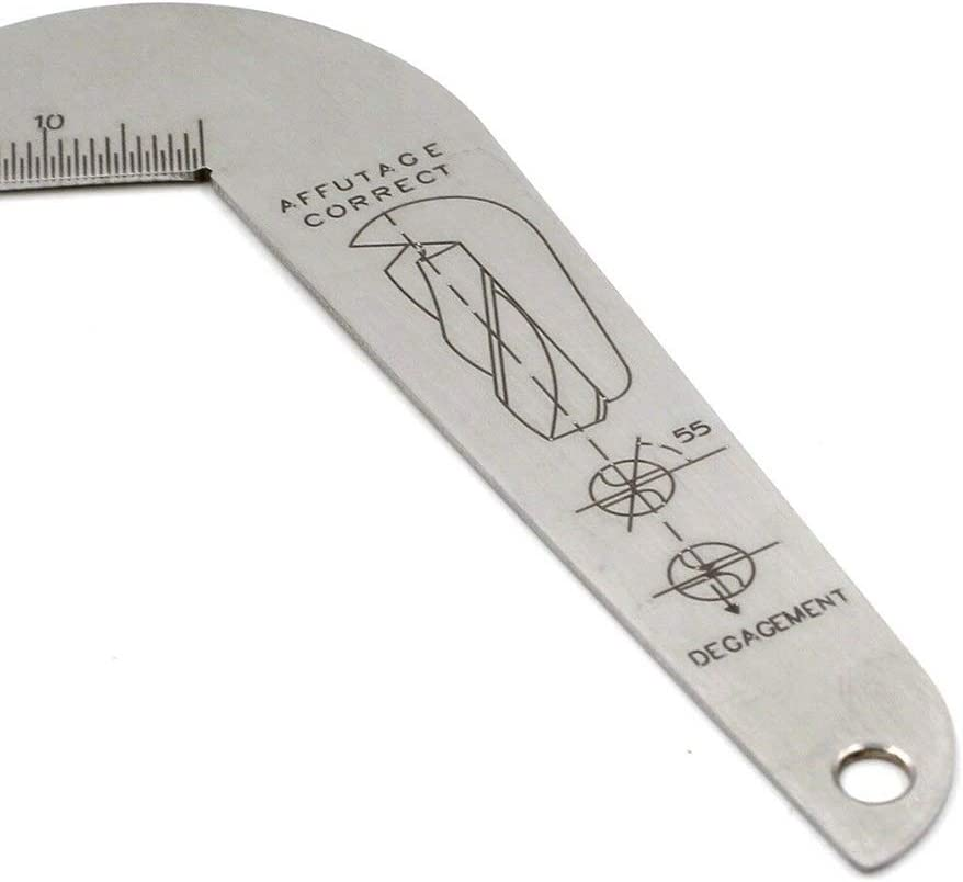 118 Degree Drill Bit Angle Gauge Drill Bit Sharpening Gauge Drill