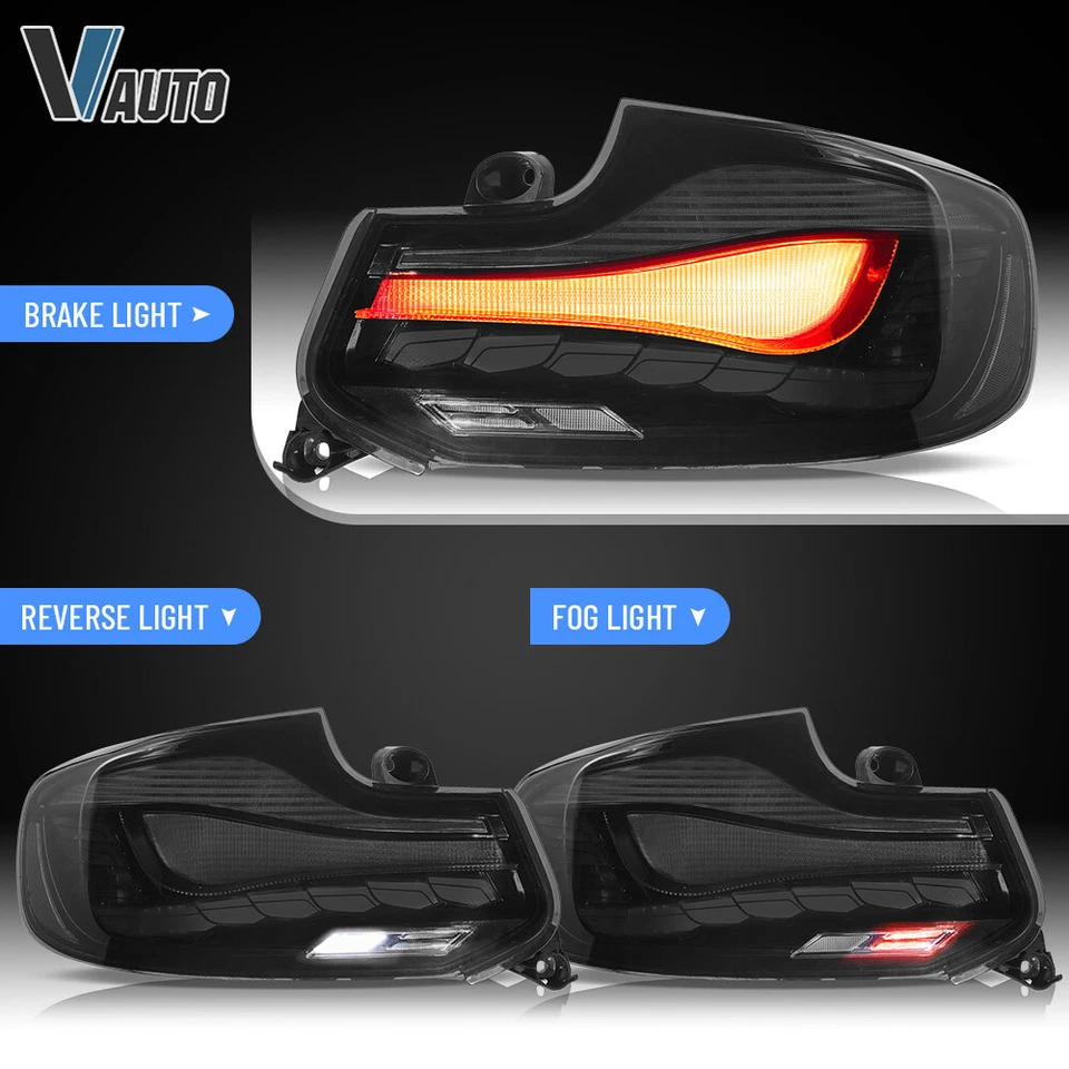 Luces traseras secuenciales lente de humo OLED Fit BMW F22 F23 F87 M2 SERIE 2 2014-2019 Foto 4 de 4