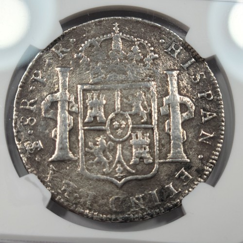1778 Silver 8 Reales HALSEWELL SHIPWRECK NGC w/ COA PTS Potosi Bolivia *J718 - 第 4/6 張圖片