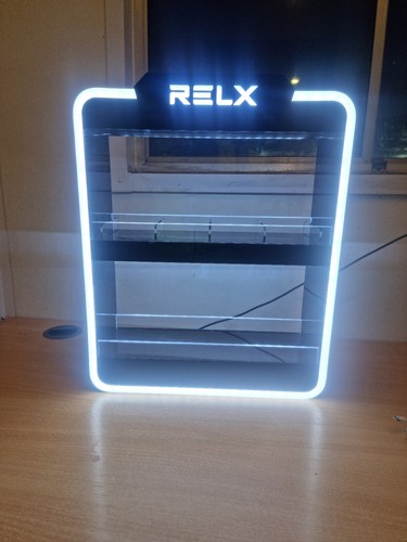 RELX Vetrina Vape LED per bancone negozio con illuminazione NUOVO SIGILLATO imballato - Foto 15 di 16