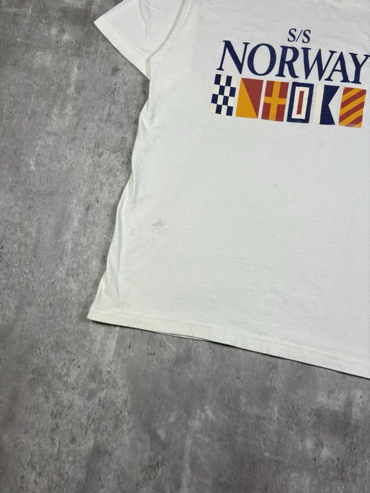 Camiseta Noruega Vintage Anos 90 Tamanho G - Imagem 2 de 4