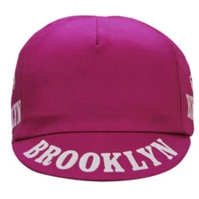 Brooklyn Cycling Cap Cappellino Giro 1974 in Ciclamino Made in Italy by Headdy