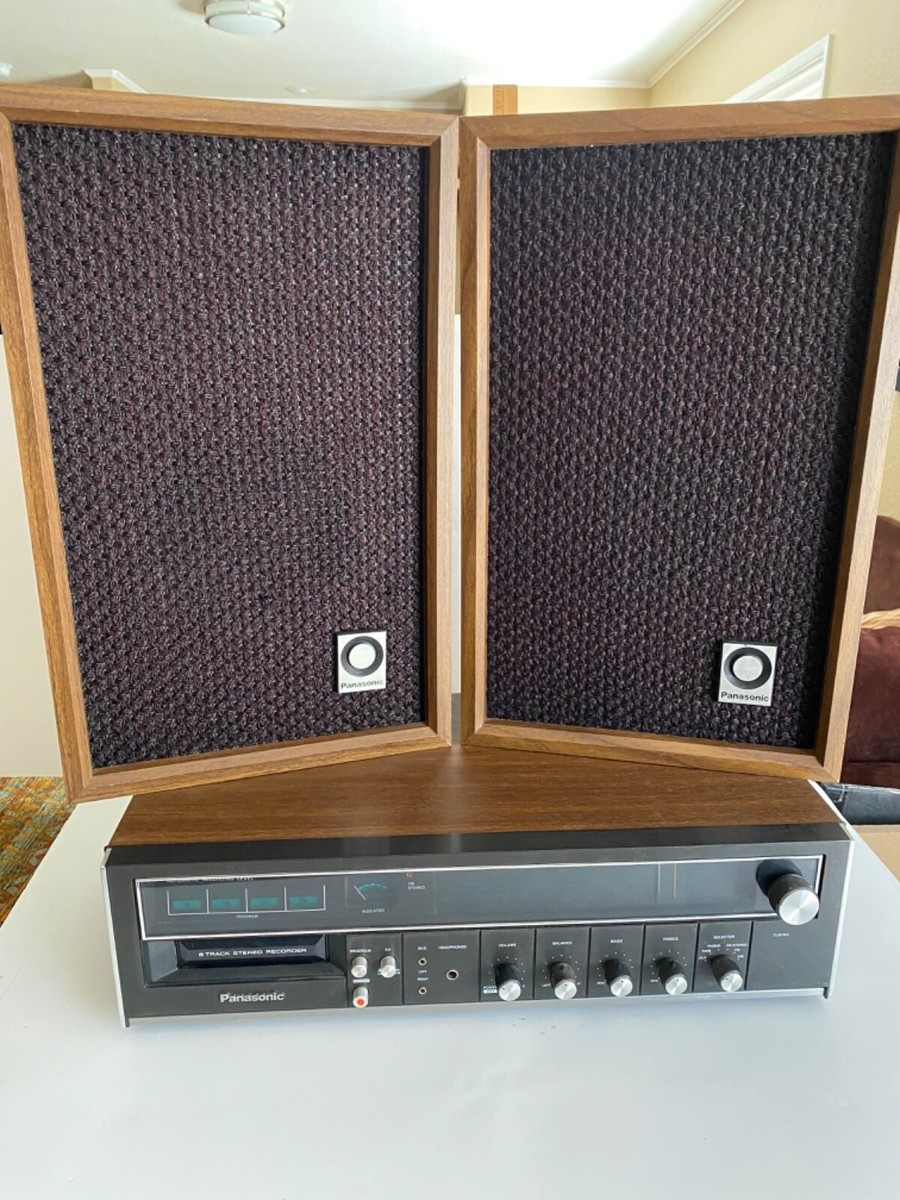Vintage Panasonic RE-8125 4 Channel 8-Track Tape AM/FM Vintage Panasonic RE-8125 4 Channel 8-Track Tape AM/FM