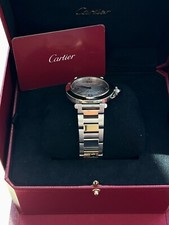 Cartier Pasha de Cartier 41mm Flinque Dial Steel & 18K Gold Watch W2PA0009 6