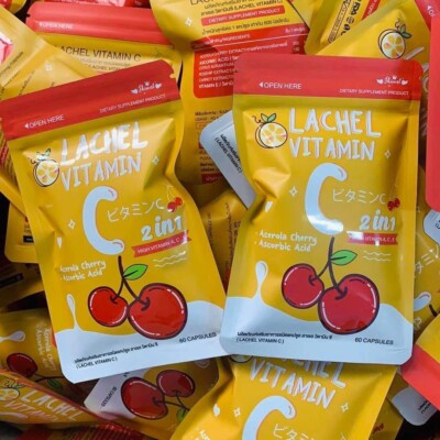 Vitamine C Lachel En Capsules - Neuf Sous Emballage - Pour Peau Nourrie, Acné Réduit, Teint éclairci - Marque Nourish