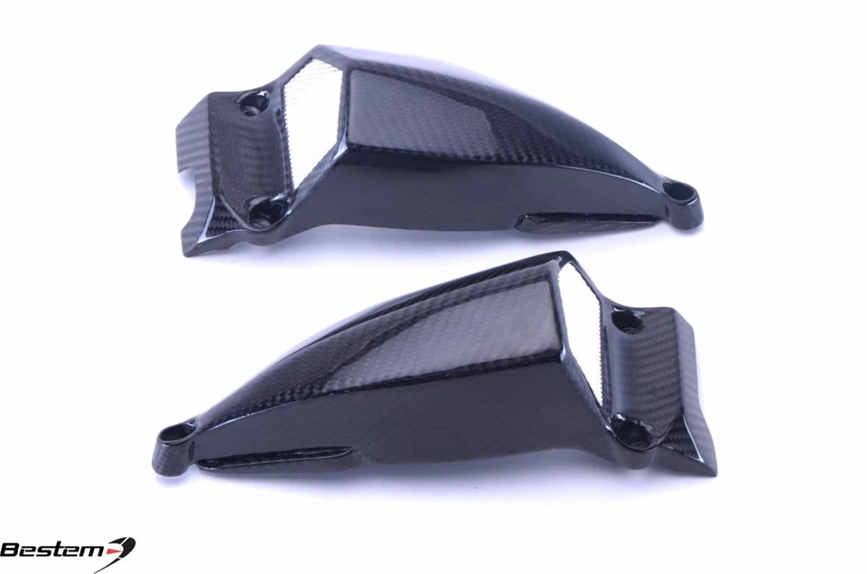 Cubiertas de admisión de aire Ducati Streetfighter 848 Ram paneles carenados fibra de carbono Foto 3 de 4