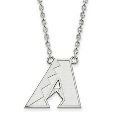SS MLB Arizona Diamondbacks Buchstabe A großer Anhänger 18 Zoll Halskette