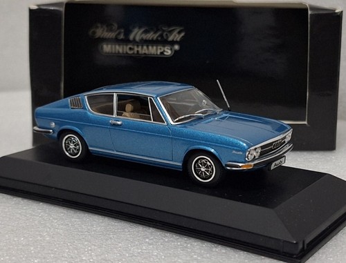 Audi 100 Coupe S 1969-75 Blue 1:43 Minichamps 430019120 EXTREMELY RARE!! (5) - Picture 3 of 17