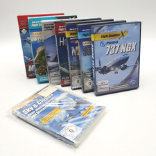 8 pezzi Microsoft Flight Simulator X componenti aggiuntivi PC FSX estensioni | MOLTO BUONO