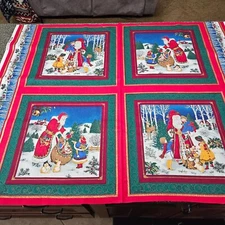 Santa Pillow Panel 35x42 Sharon Kessler or Concord Blocks