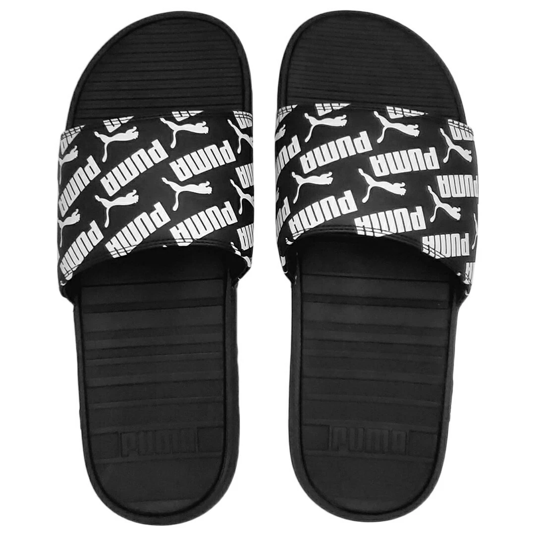 SANDALI NUOVI CON ETICHETTE PUMA AUTENTICI UOMO NERI COOL CAT AUDACI 2 ESTIVI SLIDES TAGLIA 7