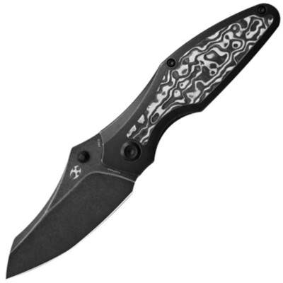 Kansept Knives Baba Yaga Titanium & Carbon Fiber Folding 20CV Knife 1074A3