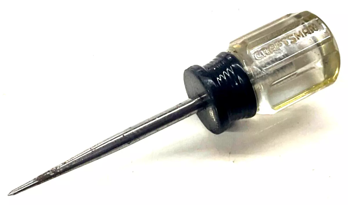 VINTAGE CRAFTSMAN TOOLS BLACK SCRATCH AWL 41028 WF USA