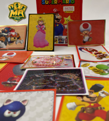 Panini Super Mario Sticker # Parallel # Gold - Red - Pixel # zum aussuchen