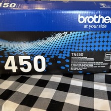 Genuine Brother TN450 TN-450 Black High Yield Toner Cartridge Free Shipping DD