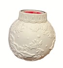 Lenox Ornamental Glow Poinsettia Votive Tea Light Porcelain Candle Holder — photo 2