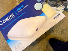 Set of 2 Casper Essentials Cooling Foam Pillow Standard/Queen White CertiPUR-US