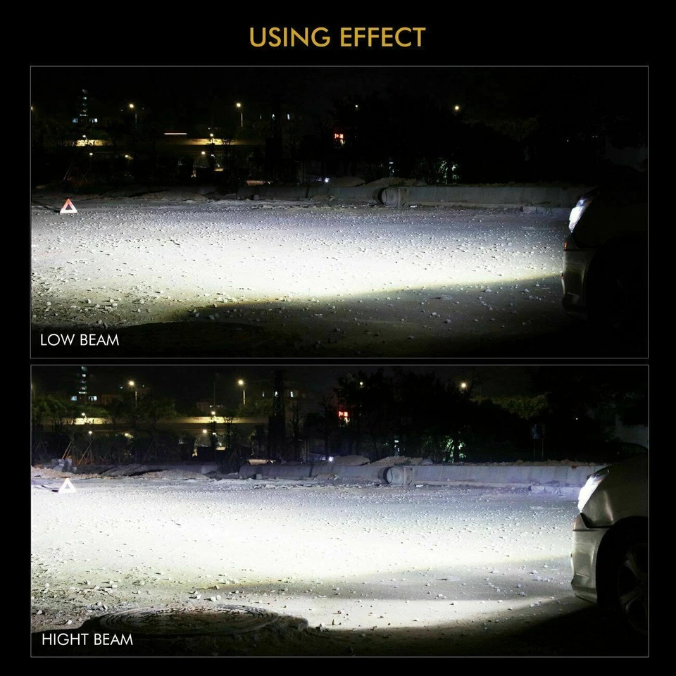 Faro antiniebla LED 880 6500K blanco para Dodge Dakota 1997-2000-9007 Foto 2 de 4