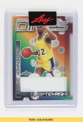 2022-23 Leaf Optichrome Dropping Dimes 1/1 Magic Johnson #DD-MJ1 HOF i6j