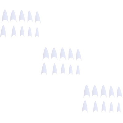  Set of 3 Nägel Tipps Vollständige Nagelspitzen Gefälschte -Tipps